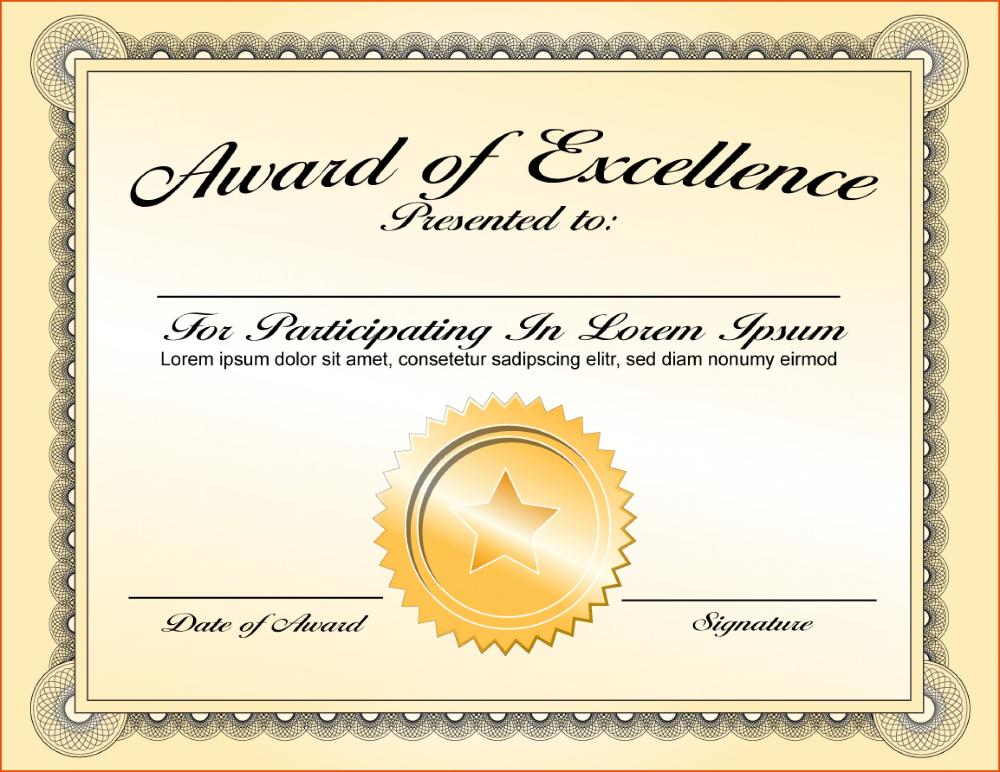 Template Ideas Awards Certificate Award Staggering Word Dow throughout Awesome Contest Winner Certificate Template
