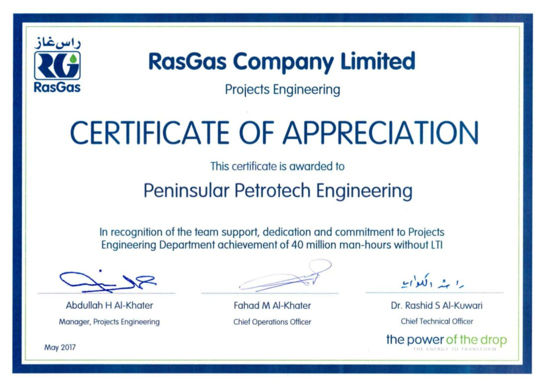 Teyseer Group On Twitter: &quot;Peninsular Petrotech Engineering W.l.l with Fascinating Robotics Certificate Template