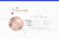 The Awesome Free Beauty Salon Gift Certificate Template Radiodignidad I for Printable Hair Salon Gift Certificate Template