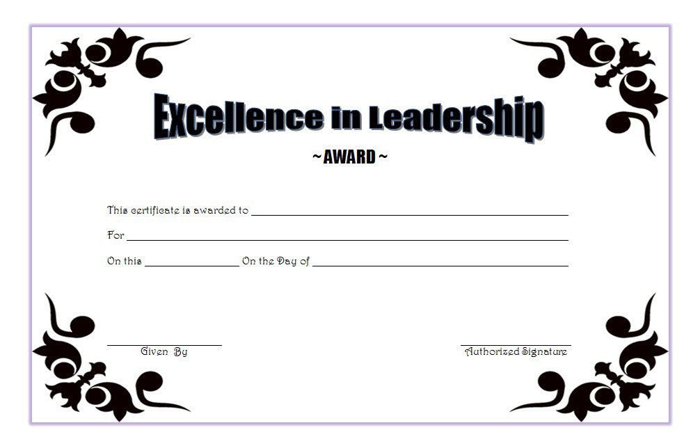 This Educational Leadership Graduate Certificate Free Printable Has A
