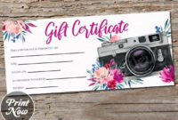 This Item Is Unavailable | Etsy | Photography Gift Certificate Template with regard to Awesome Photography Session Gift Certificate