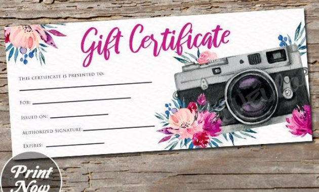 This Item Is Unavailable | Etsy | Photography Gift Certificate Template with regard to Awesome Photography Session Gift Certificate