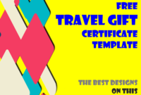 Travel Gift Certificate Template Free And How To Make It With Ms Word intended for Travel Gift Certificate Editable