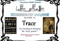 Vbs Attendance Certificate Clipart / Free Vbs Attendance Certificate with regard to New Vbs Attendance Certificate Template