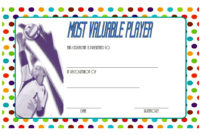 Volleyball Mvp Certificate Templates [8+ New Designs Free] in Mvp Award Certificate Templates  Download