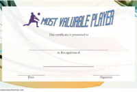 Volleyball Mvp Certificate Templates [8+ New Designs Free] inside Mvp Award Certificate Templates  Download