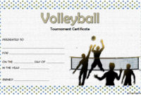 Volleyball Tournament Certificate Templates [8+ Free Download] intended for Professional Tennis Tournament Certificate Templates