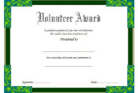 Volunteer Certificate Templates - 10+ Best Designs Free intended for Chess Tournament Certificate Template  8 Ideas