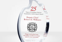Volunteer Firefighter Achievement Award – Diy Awards inside Free Volunteer Of The Year Certificate 10 Best Awards