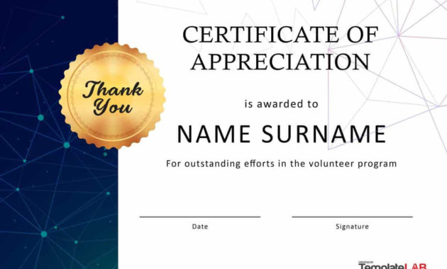 Volunteer Of The Year Certificate Template - Professional Template Ideas pertaining to Awesome Great Work Certificate Template