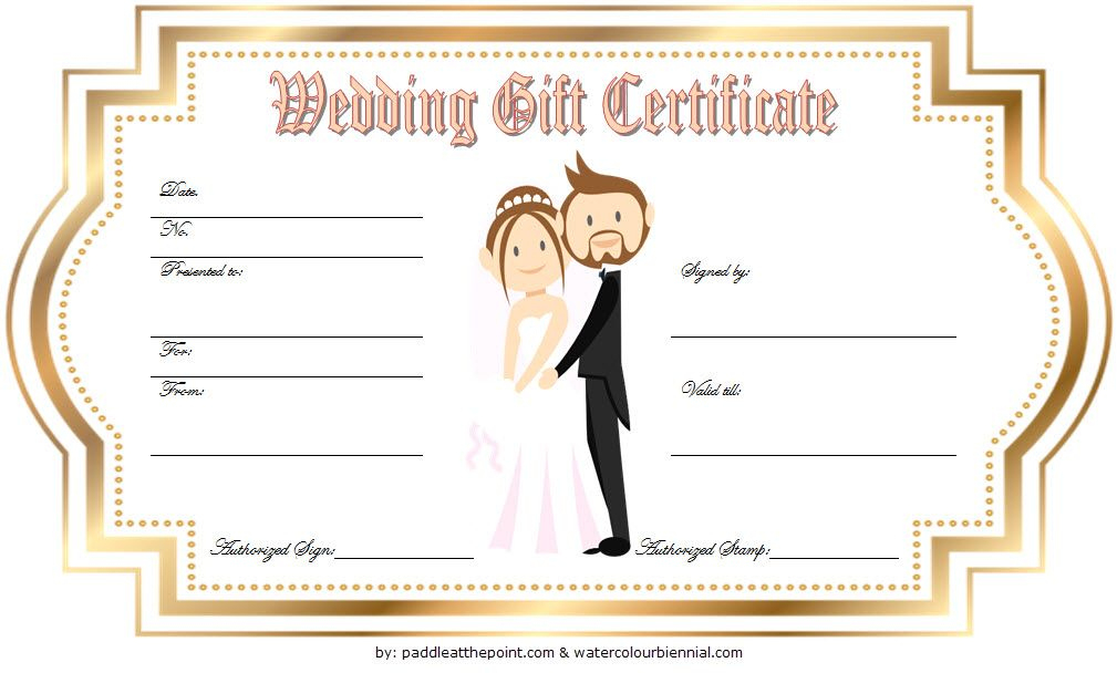Wedding Gift Certificate Template Free Download 2 Gift Certificate