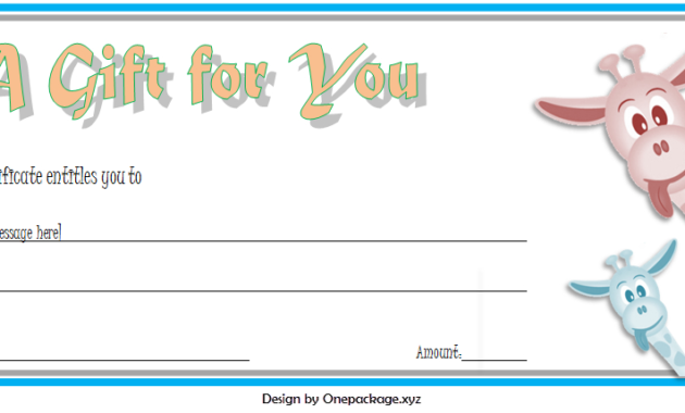 Zoo Gift Voucher Template Free Printable (3Rd Design) | Templates regarding Amazing Lifeway Vbs Certificate Template