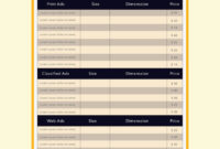 Rate Card Template Word: A Comprehensive Guide For Professional Service Providers