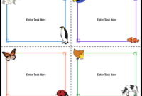 Task Card Template For Structured Learning