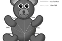 A Complimentary Teddy Bear Pop-Up Card Template