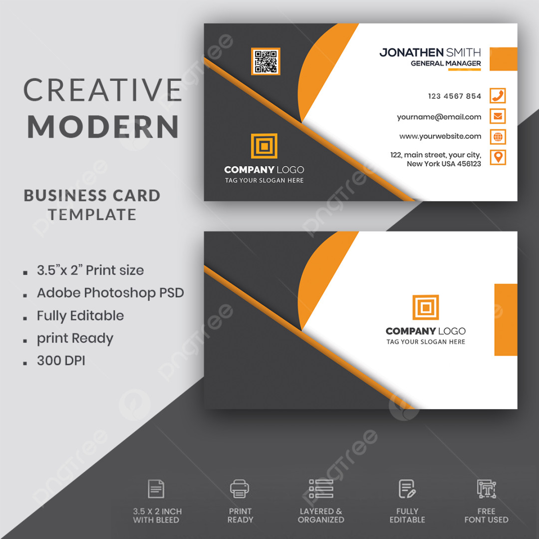 Business Card Template Free Psd Template Download on Pngtree