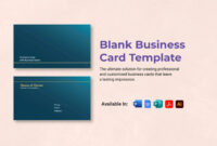 Microsoft Office Business Card Template: A Professional Tool For Networking