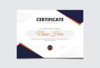 Mock Certificate Template For Formal Occasions