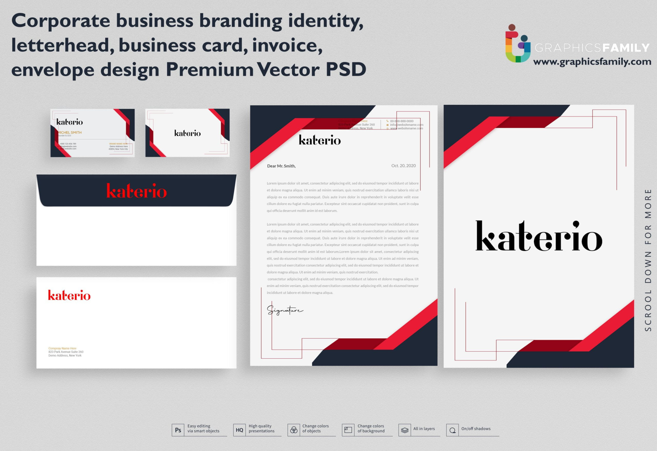 👔 🕴🏼 Corporate business branding identity, letterhead, business