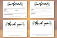 Church Visitor Card Template: A Formal Introduction