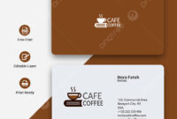 Elegant Coffee Business Card Template: Free Download