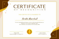 Employee Of The Month Certificate Template: A Formal Recognition Of Exceptional Performance