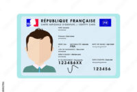 French Identity Card Template