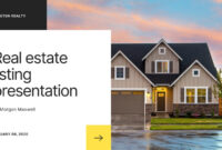 Comprehensive Listing Presentation Template For Real Estate Professionals