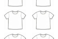 Blank T-Shirt Template For Professional Design