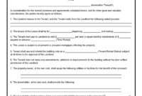 Comprehensive Rental Agreement Template For Formal Contracts