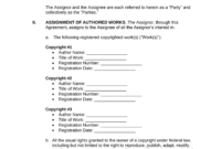 Contract Assignment Agreement Template