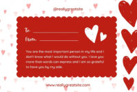 Valentine’s Day Card Template For Microsoft Word