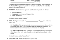 Ranch Lease Agreement Template