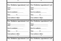 Free Medical Appointment Card Template For Formal Use