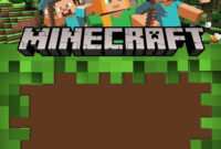 Minecraft Birthday Card Template: A Creative And Personalized Design