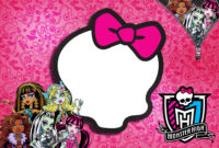 A Formal Template For Monster High Birthday Greetings