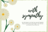 Compassionate Messages For Bereavement Cards