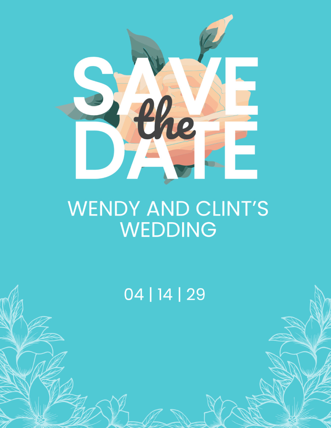 FREE Save the Date Flyer Templates & Examples - Edit Online