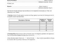 Standard Service Level Agreement Template For Formal Business Relationships