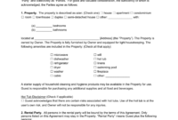 Vacation Rental Lease Agreement Template