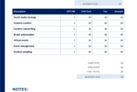 Media Invoice Template: A Comprehensive Guide