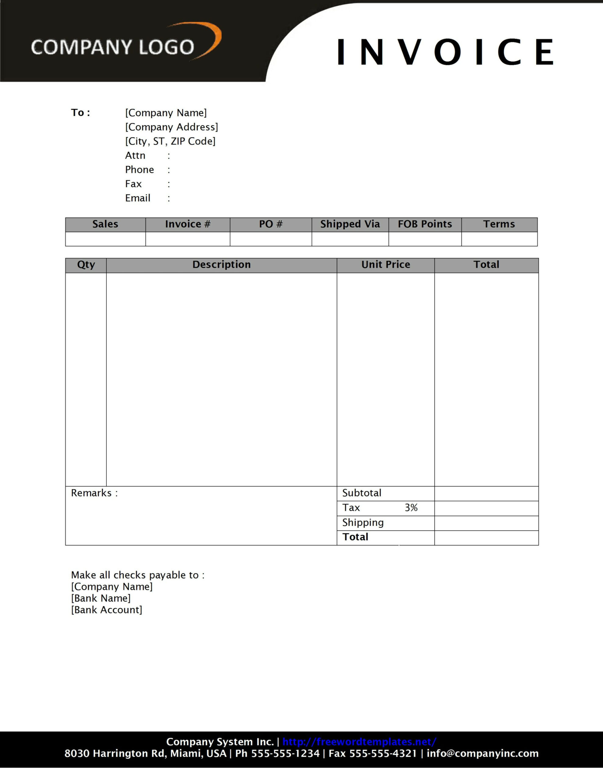 General Sales Invoice