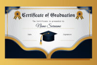 Graduation Certificate Template Word Document