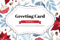 Greeting Card Template Design Guide: A Comprehensive PowerPoint Presentation