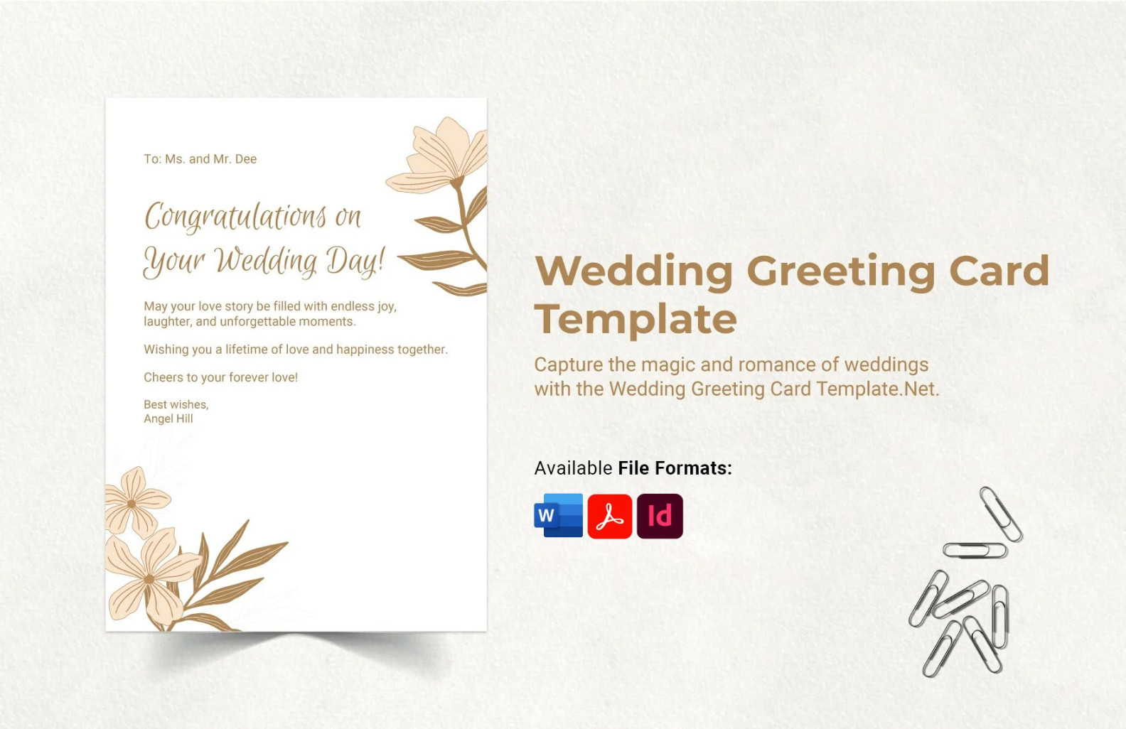 Greeting Card Templates in InDesign - FREE Download  Template