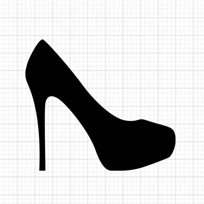 High heels shoe card - Etsy