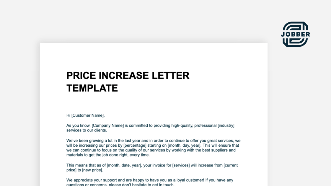 How to Write a Price Increase Letter for Customers [Free Template]