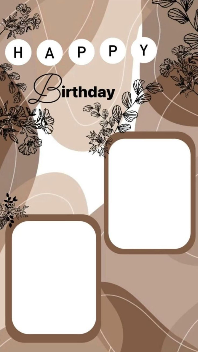 IG template for Birthdays  Pinterest in   Birthday collage