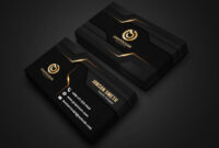 Professional Business Card Design Template For Photoshop