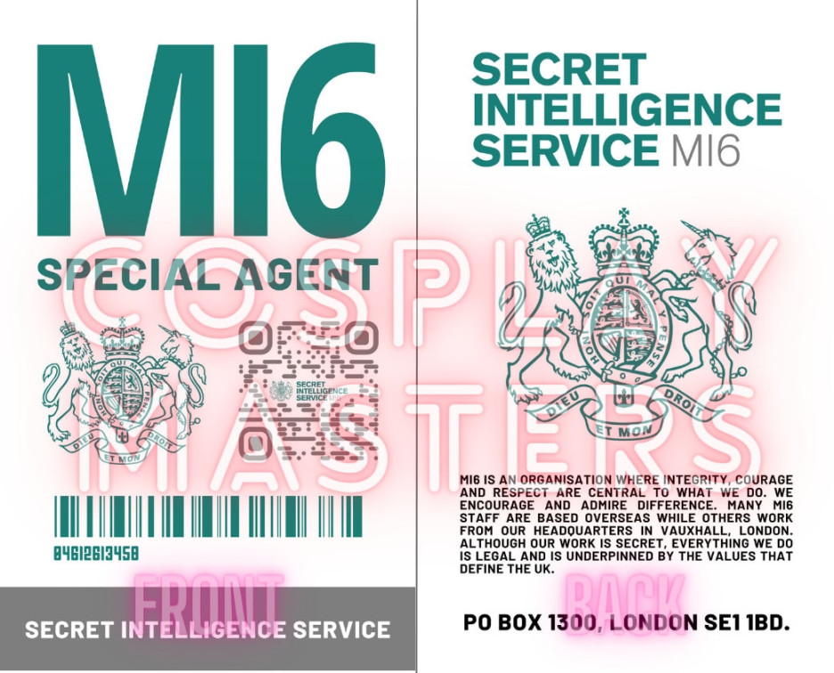 MI6 Identity Card Template - Professional Sample Templates Ideas